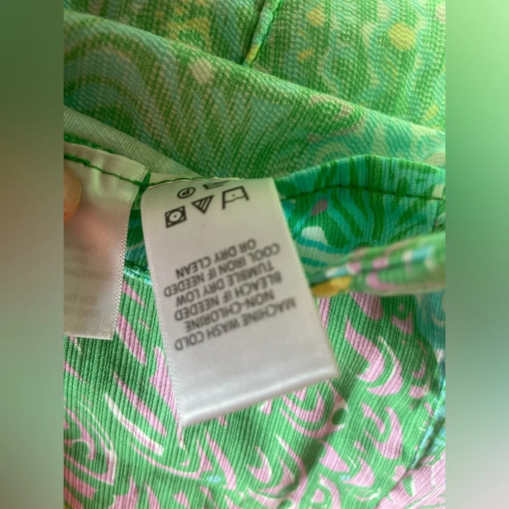 NWOT Vintage Lilly Pulitzer Dobby-Printed Deenie Shorts In Multi Sundance Print - Picture 12 of 17